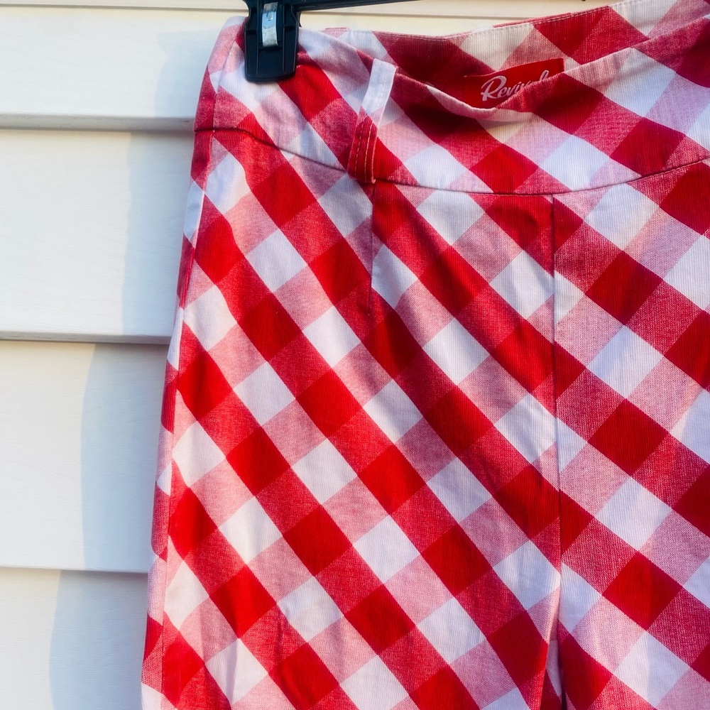 Red and White Checkered Pants